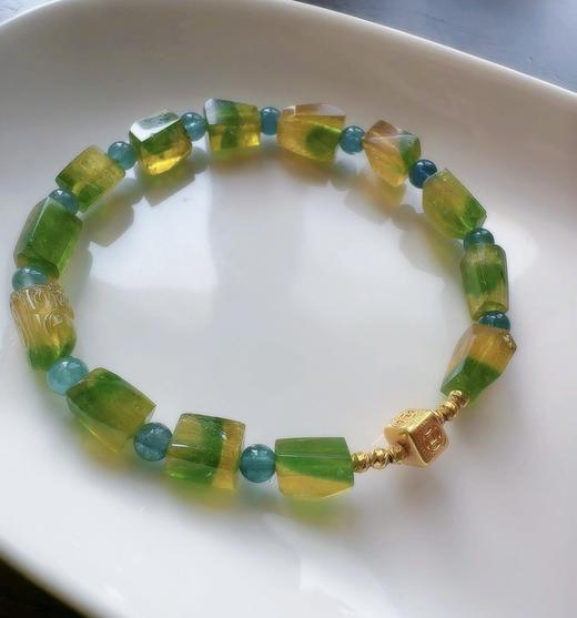 单圈碧玺原石手链 商品图0