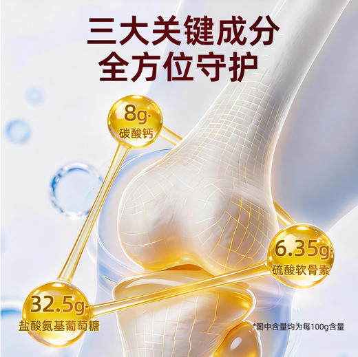 【官方正品】云南白药长兴牌氨糖软骨素钙片中老年长辈保健改善骨密度 商品图3