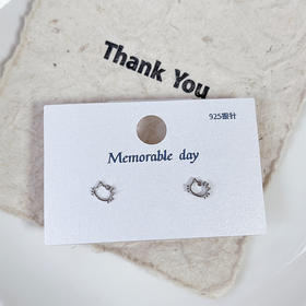 小猫镂空银针耳钉-纪念日百货门店同款169698782