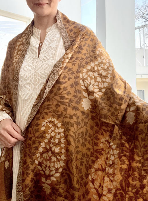 卡尼披巾。100*200。100%Cashmere 商品图6