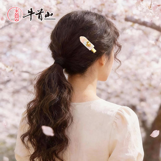 牛首山文创马上有钱发饰时尚发夹侧边夹抓夹拍照配饰新年祝福礼物 商品图3