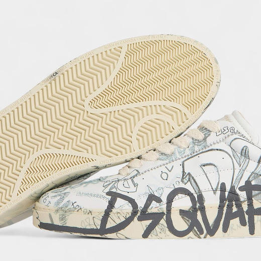 DSQUARED2 男士字母徽标印花“Rider”运动鞋 混色 SNM0451 01504836 M072 商品图4