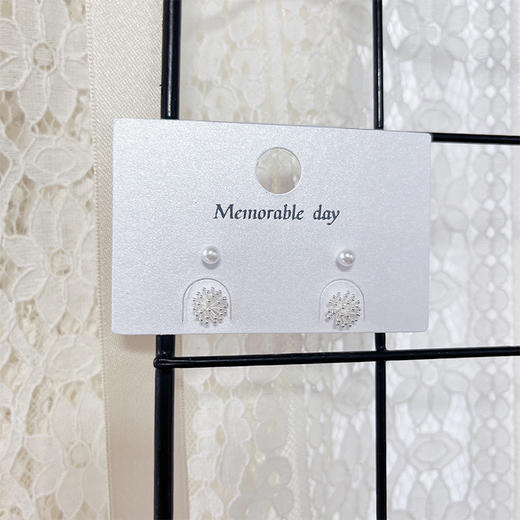 简约百搭耳钉耳环套装-纪念日百货门店同款169895233 商品图2