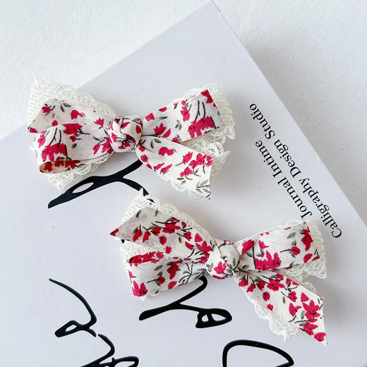 法式蕾丝碎花边夹发夹-纪念日百货门店同款169256706 商品图3