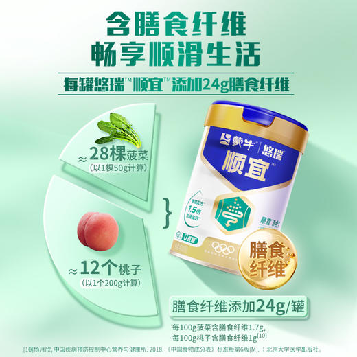 蒙牛悠瑞顺宜中老年奶粉800g 商品图4