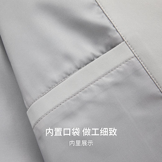 【易打理】圣得西简约翻领夹克男2026春季新款韩系拉链开衫外套 商品图10