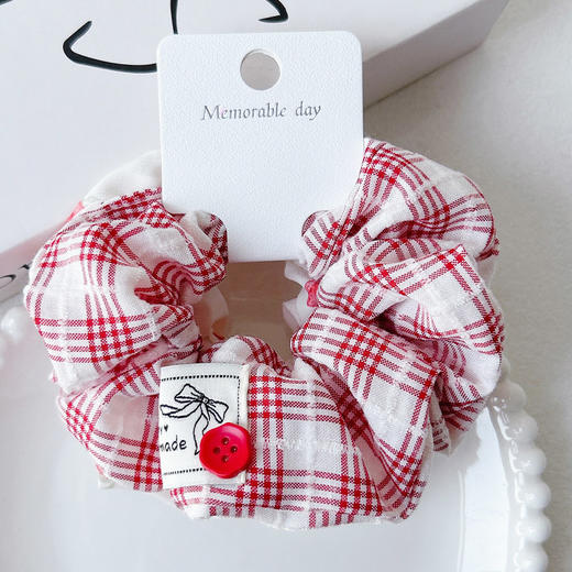 红格草莓对圈对装发圈-纪念日百货门店同款169261151 商品图3