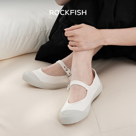 Rockfish 719防泼水玛丽珍帆布单鞋 商品图4