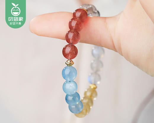 慕洛遇五福多宝琉璃手链串/1条（链长约16cm） 商品图3