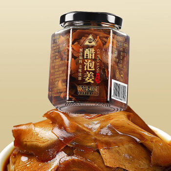 川珍醋泡姜400g 泡菜酱腌菜 嫩姜即食泡生姜片下饭菜佐餐酸咸味 /粮油调味 /调味品 /榨菜/酱腌菜 商品图4