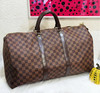 Lv keepall 50 棕棋盘格 手提 旅行包 商品缩略图0