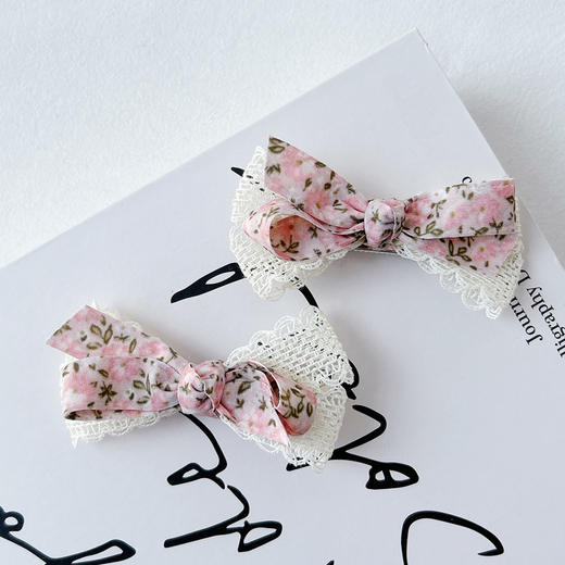 法式蕾丝碎花边夹发夹-纪念日百货门店同款169256706 商品图2