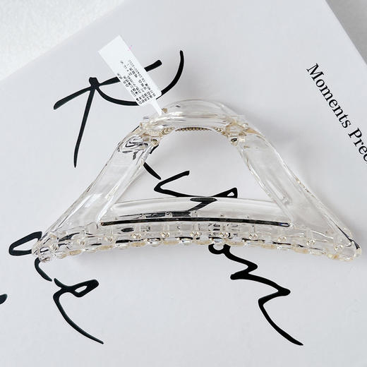 简约百搭清透三角抓夹-纪念日百货门店同款169263068 商品图3