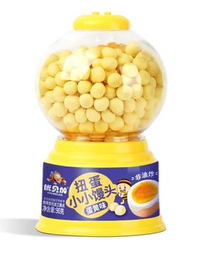 优贝加扭蛋小小馒头-蛋黄味90g