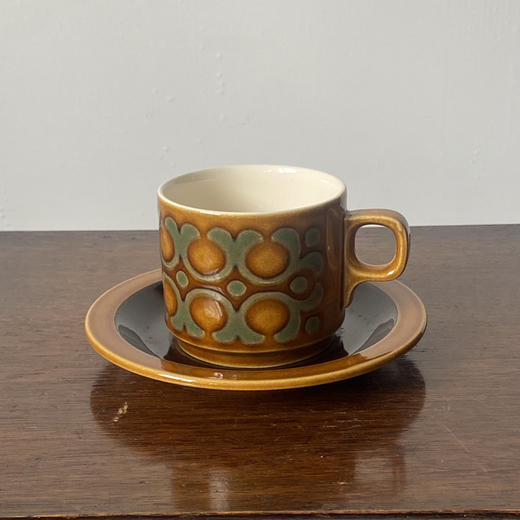 英国1970s Hornsea Bronte咖啡杯碟 商品图1