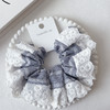 高级感蕾丝格纹蓝色发圈-纪念日百货门店同款169647660 商品缩略图4
