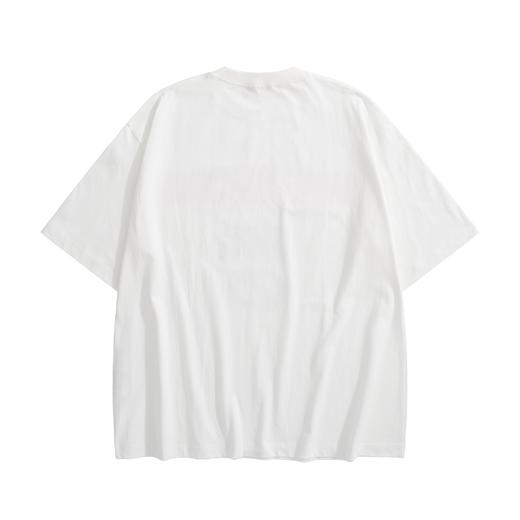 中性款涂鸦印花Oversize短袖T恤ba 商品图1