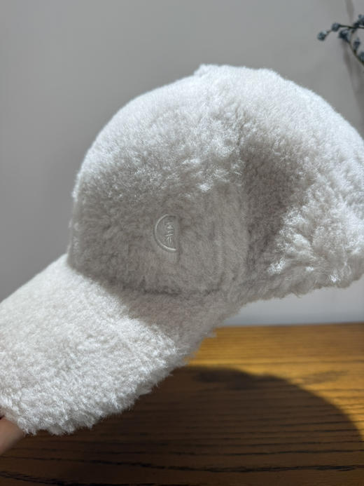 年后发 亏清无退换 纯圆正 小禾 针织羊剪毛 棒球帽 泰迪鸭舌帽 商品图6