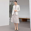 IWY/米色轻奢优雅风一粒扣米白色西装外套女职业正装高级感气质教师连衣裙工作服25CQ921 商品缩略图6