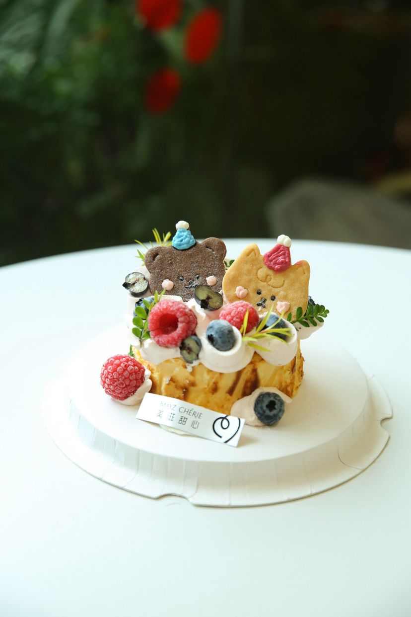 四寸莓果甜心巴斯克蛋糕