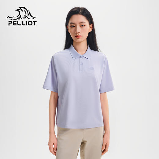 伯希和户外速干T恤女士26新款抑菌排汗运动上衣徒步登山弹力短袖 商品图0