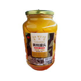 五合浙梅1.25kg黄桃罐头