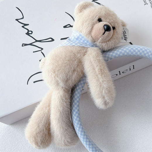 软萌泰迪公仔蓝发箍-纪念日百货门店同款169599485 商品图2