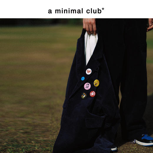 a minimal club复古坑细条灯芯绒廓形【科技棉】西装夹克AM5BPJ07 商品图4