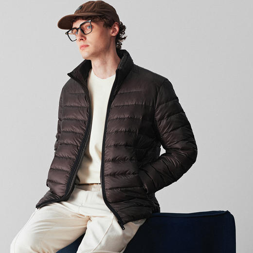 立领排骨鸭绒服 商品图1