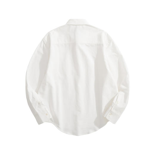 男款牛津棉质刺绣长袖衬衫ba 商品图1