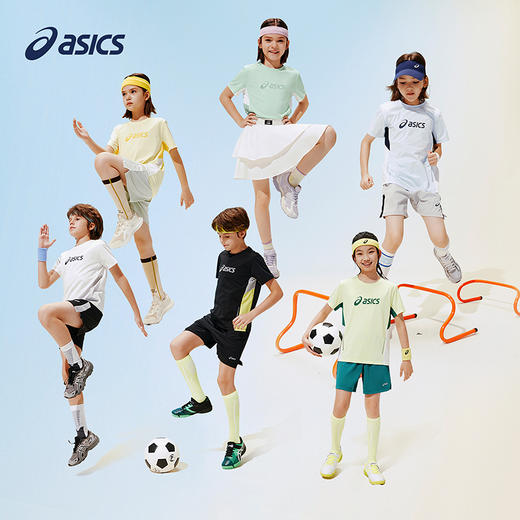 ASICS/亚瑟士儿童26年夏季新款弹力运动圆领T恤吸湿速干舒适百搭 商品图4