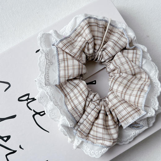 韩系小众高级慵懒感大肠发圈-纪念日百货门店同款169494860 商品图4