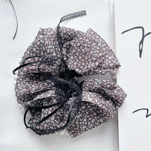 韩系飘逸碎花马尾抓夹-纪念日百货门店同款169256888 商品图3