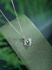 子佩集【碧华盈瑞】银S925套链项链【TL016618】绿玉髓菱四叶草形平安扣内圆外方2602 商品缩略图3