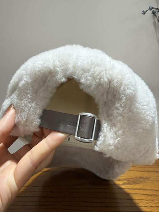 年后发 亏清无退换 纯圆正 小禾 针织羊剪毛 棒球帽 泰迪鸭舌帽 商品图12