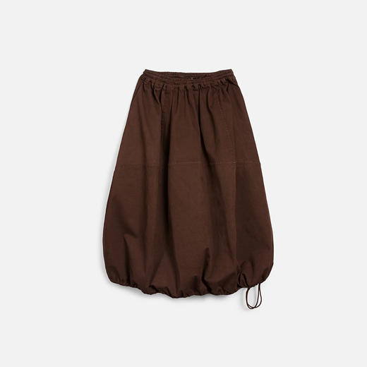 YMC PARACHUTE SKIRT 女装成衣染色莫代尔棉混纺廓形抽绳灯笼裙 商品图4