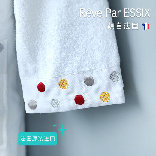 【Rêve par Essix】【VENEZIA】【UNIS AQUA】浴袍多色-（威尼斯混色/尖顶风帽水涧系列白色） 商品图6