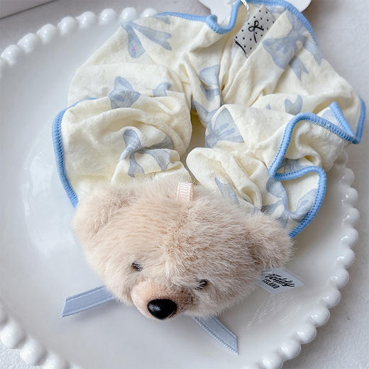 软萌正版泰迪蓝色发圈-纪念日百货门店同款169599506 商品图1