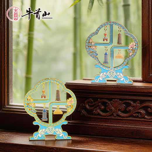 牛首山文创天阙鎏光系列文创冰箱贴中国风吊坠摆件旅游纪念品礼物 商品图1