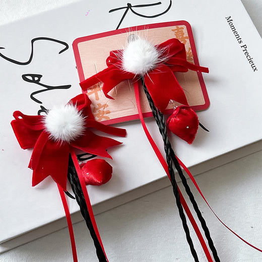 可爱草莓假发辫对夹-纪念日百货门店同款169494552 商品图2