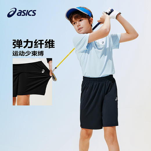 ASICS/亚瑟士儿童26年夏季新款吸湿速干运动弹力短袖polo针织套装 商品图2