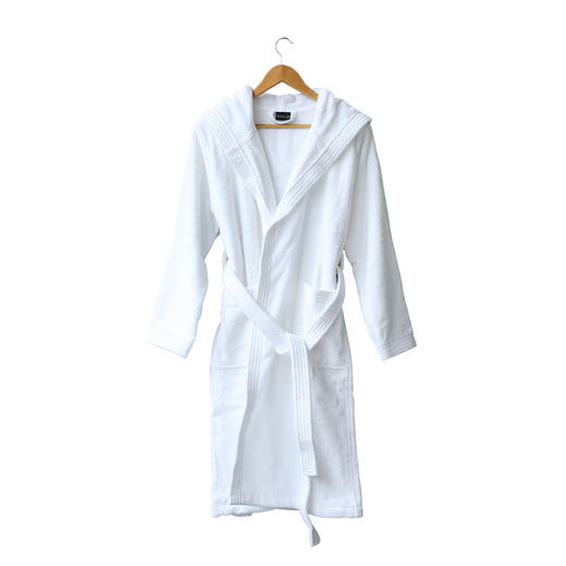 【Rêve par Essix】【VENEZIA】【UNIS AQUA】浴袍多色-（威尼斯混色/尖顶风帽水涧系列白色） 商品图3