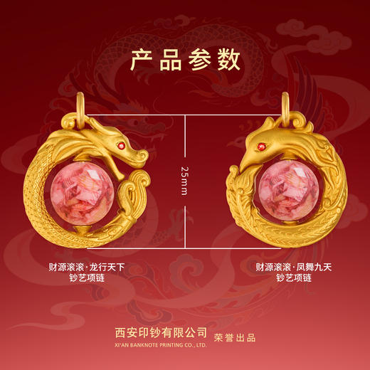【西安印钞】财源滚滚·碎钞吊坠 商品图4