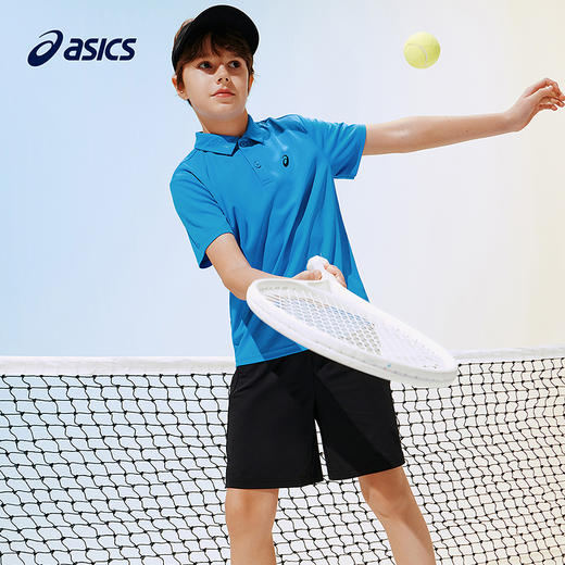 ASICS/亚瑟士儿童26年夏季新款吸湿速干运动弹力短袖polo针织套装 商品图3