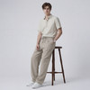 【含亚麻】圣得西宽松弯刀裤子男款2026新款春季松紧腰直筒休闲裤 商品缩略图4