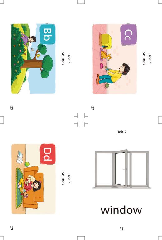 英语口语交际 生词图片卡（学生用）一年级下册【全国新教材】 商品图4
