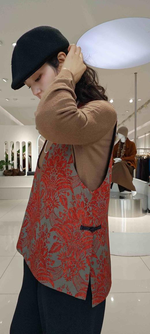 686039春上新 大U领国风马甲 商品图5