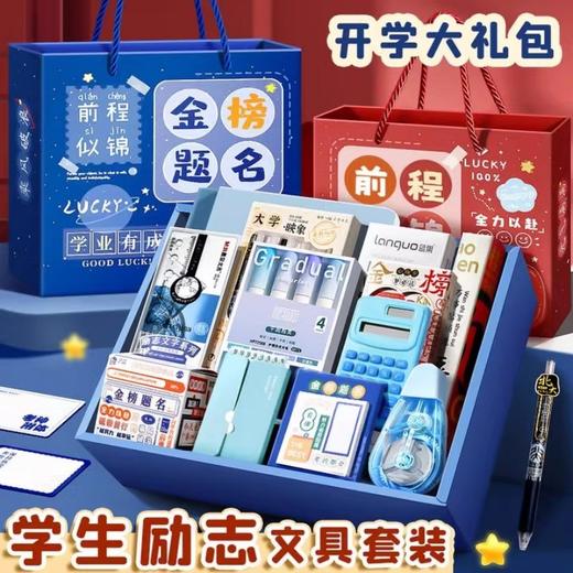 春节不打烊【开学大礼包❗️精品礼袋套装】男孩女孩小学生考试大礼包一年级学习用品六一儿童节礼物文具套装。jd 商品图0