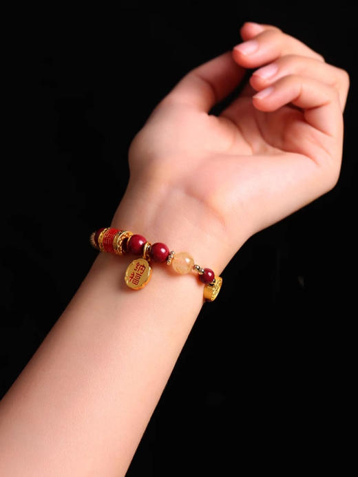 【祈愿吉品】富贵逼人五路财神转运财运手链 商品图4