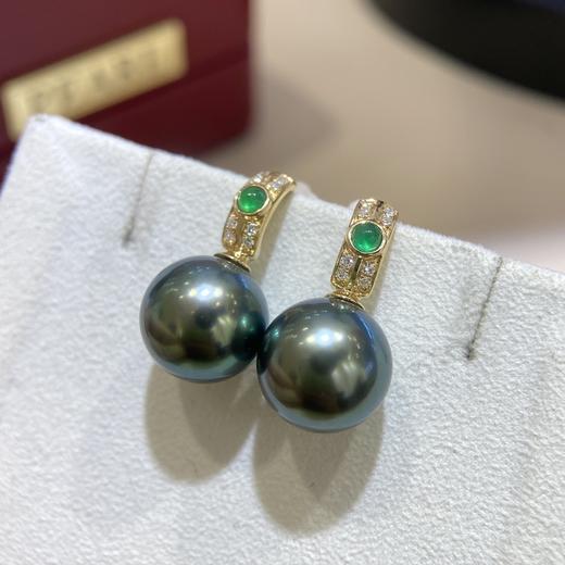 10-11mm大溪地珍珠耳坠 商品图4